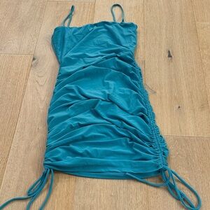 Windsor Turquoise Gathered Dress